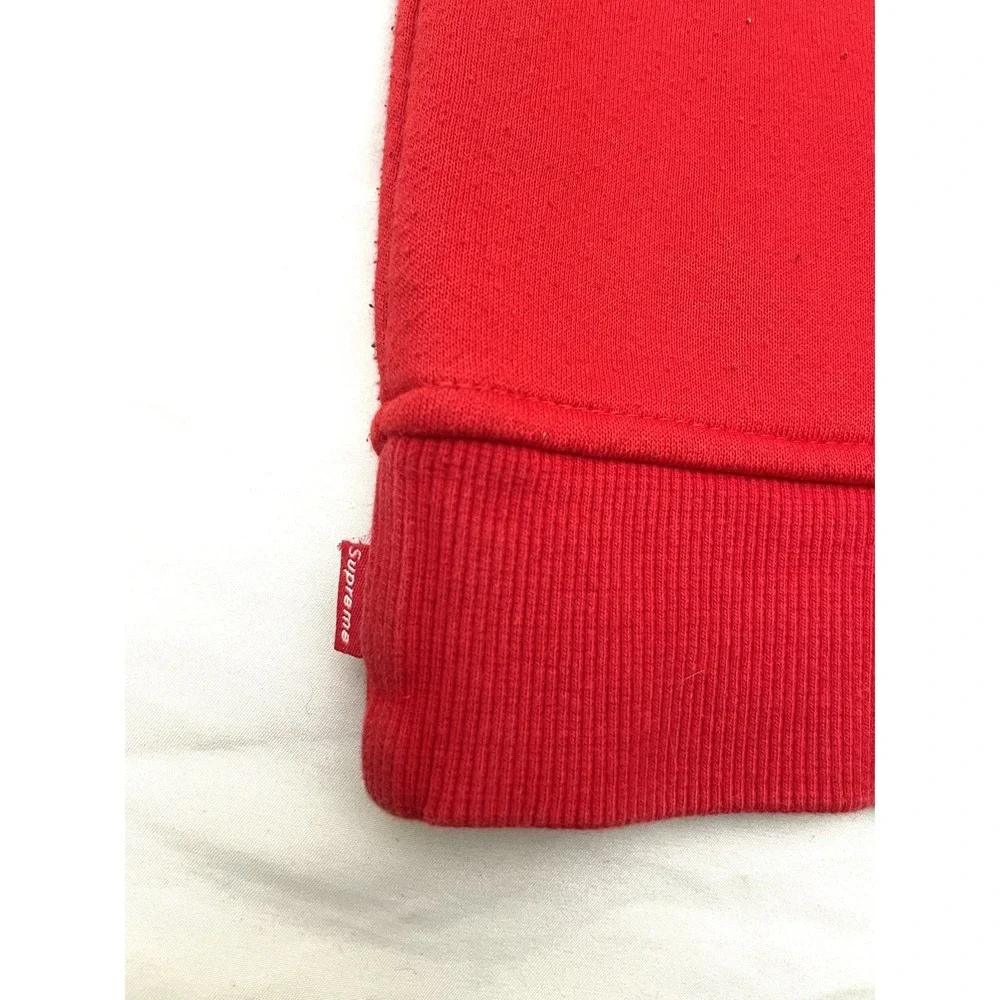 Supreme Formula Crewneck Sweater Men's XXL Red Fleece Colorblock  SS19